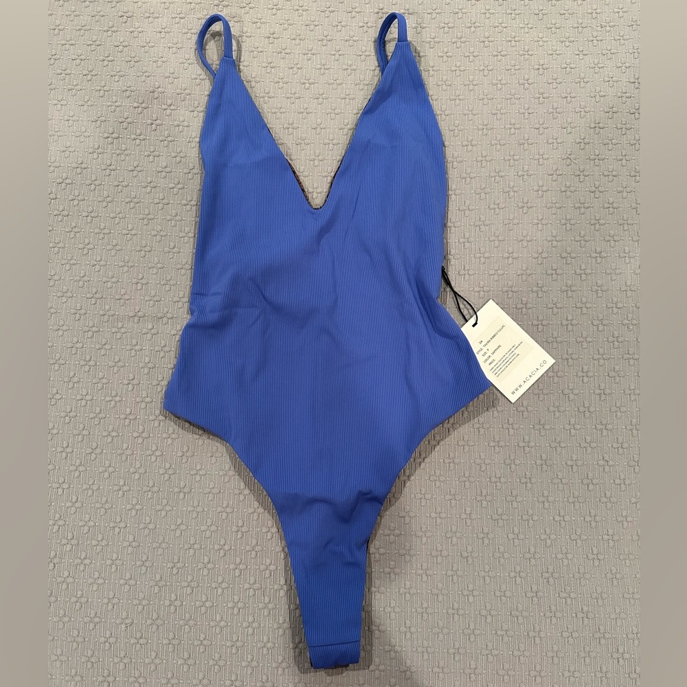 Acacia Swimwear Blue One Piece
